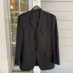 Lauren Ralph Lauren Black Pinstripe Suit